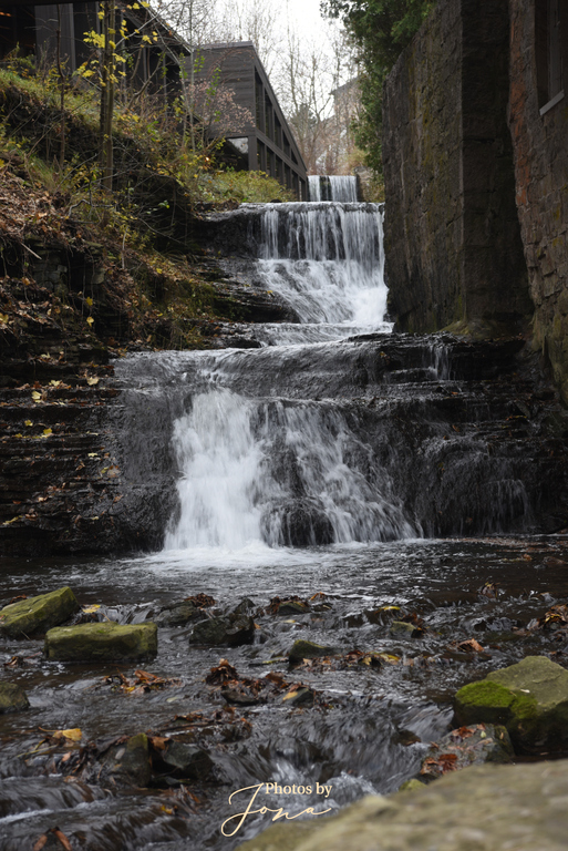 Lower, Middle (if you count it as separate) and Upper Mill Falls
