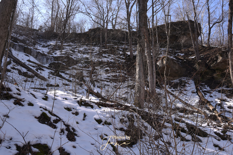 Promontary Falls and Promontory Rock