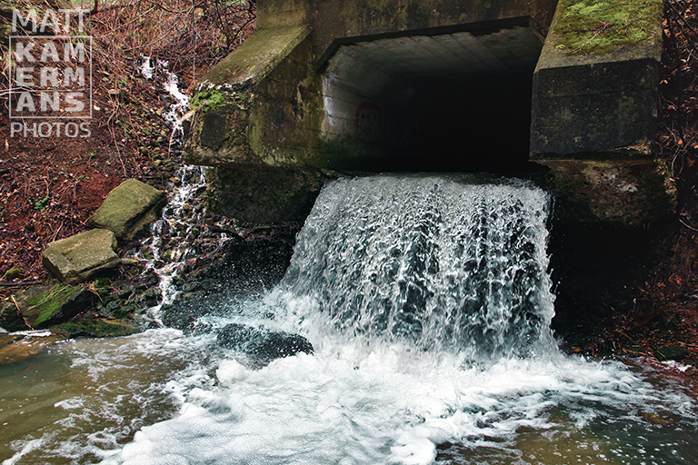 Upstream culvert from Aberdeen Railyard Cascade